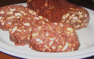 Salame dolce di cioccolato