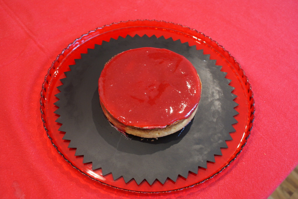 Crostata di lamponi con crema alla vaniglia