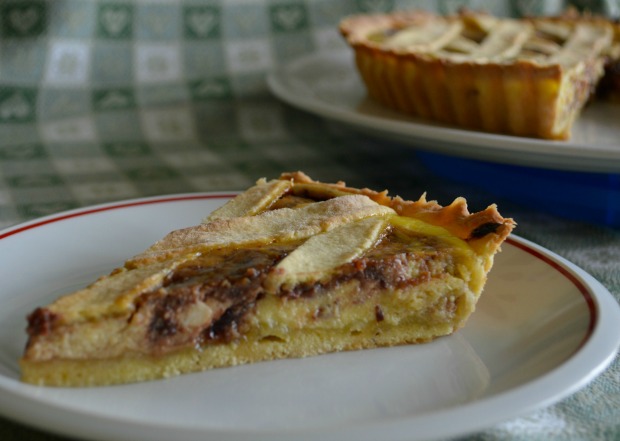 crostata di ricotta e visciole