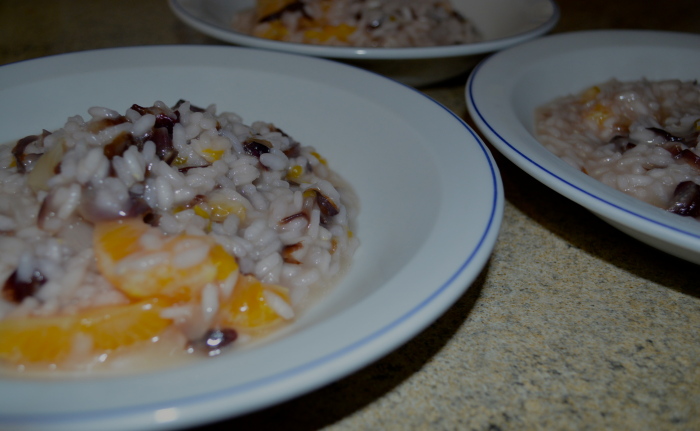Ricetta Risotto con Radicchio Rosso e Mandarini